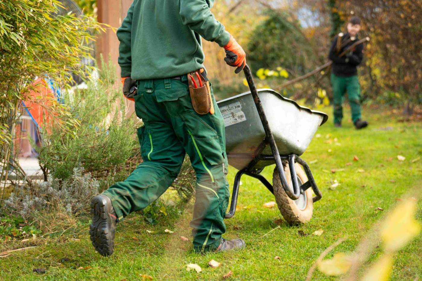 A cleared and tidied garden by HGM